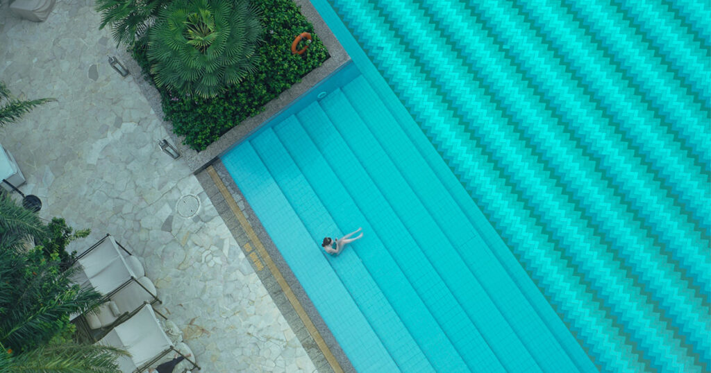 volet piscine nettoyage