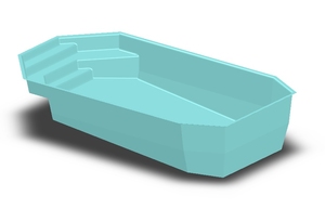 modèle de pisicne coque polyester CRISTAL