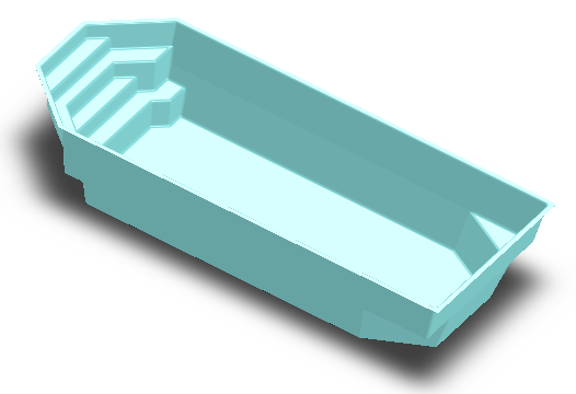 Vente de piscine coque ALLIANCE à Lille, modèle LAZULI