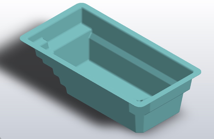 Vente mini piscine en coque STARLITE