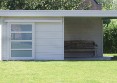 Abri de jardin MODERNE avec système de panneaux