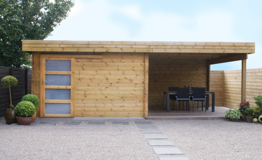 Abri de jardin MODERNE (système par emboitement)