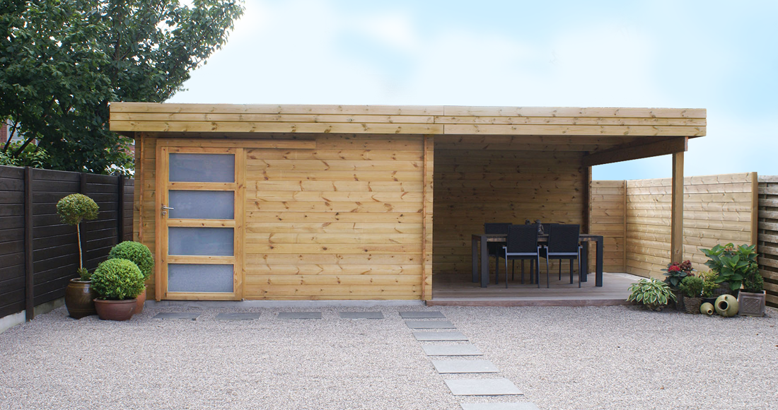 Abri de jardin MODERNE (système par emboitement)