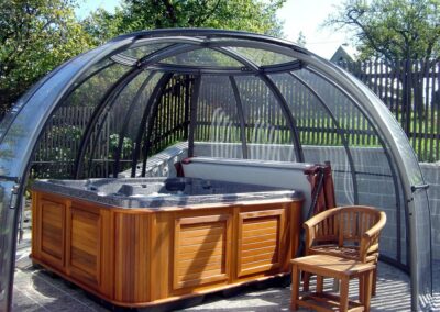 abri jacuzzi spa dome